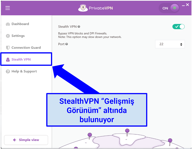 Graphic showing StealthVPN